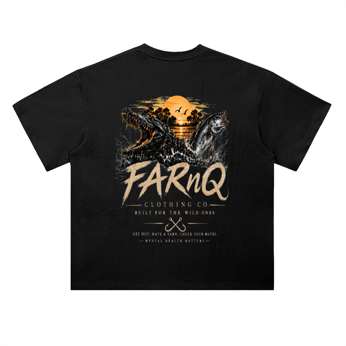 Heavyweight Drop Shoulder Cotton T-Shirt