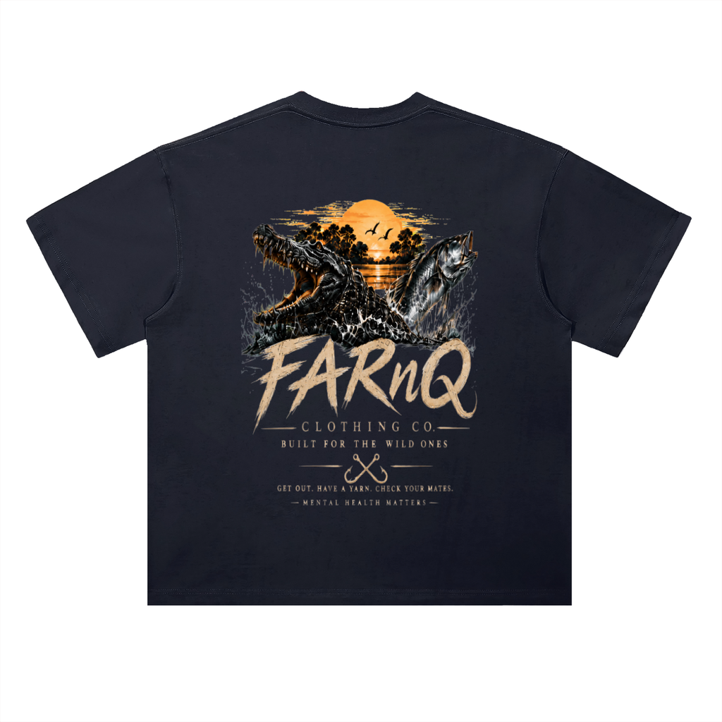 Heavyweight Drop Shoulder Cotton T-Shirt