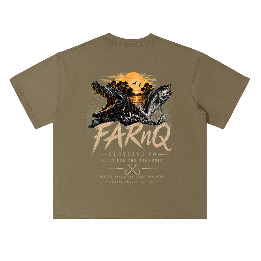 Heavyweight Drop Shoulder Cotton T-Shirt