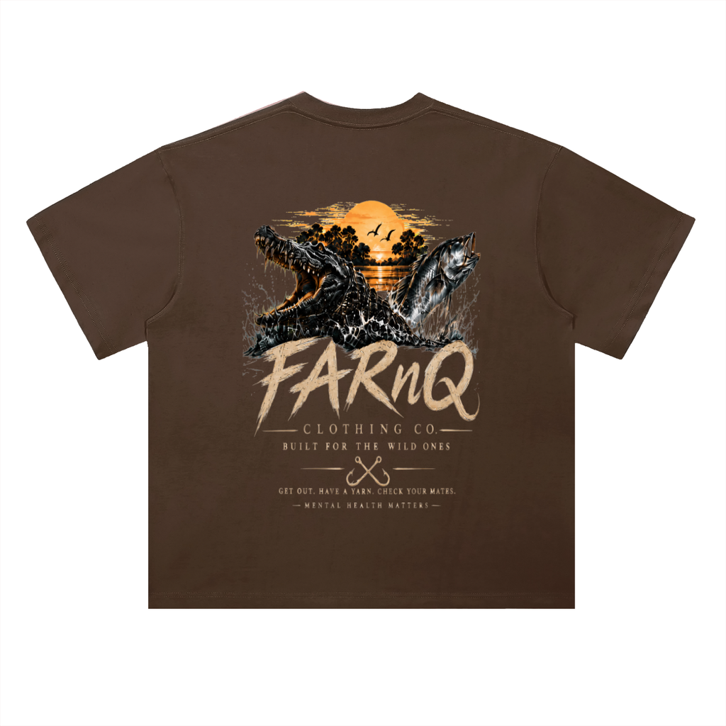 Heavyweight Drop Shoulder Cotton T-Shirt